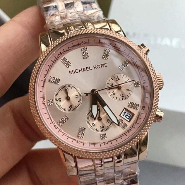 [ORIGINAL] Jam Tangan Wanita Michael Kors MK6077 Rosegold Original