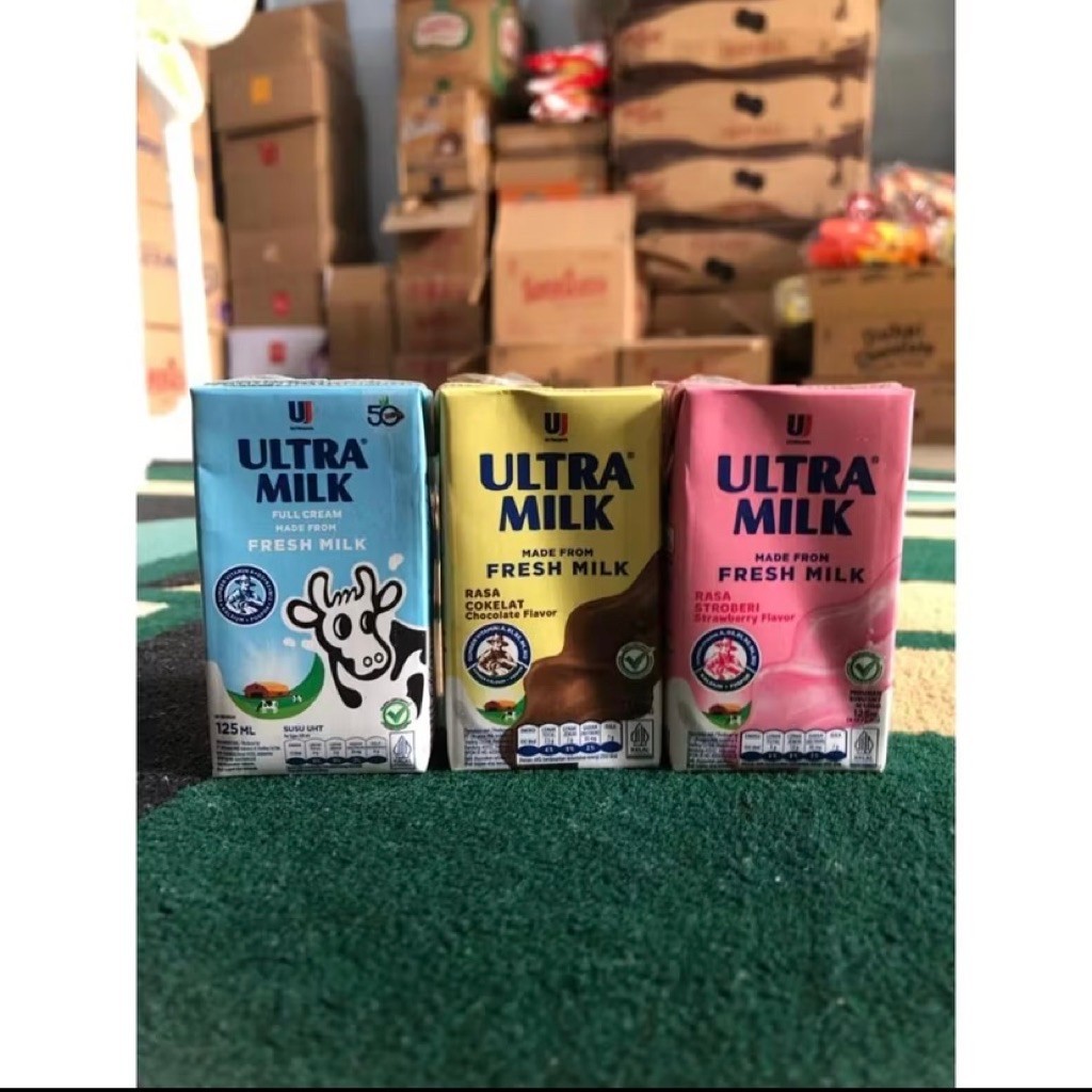 susu UHT ultramilk 125ml 1 dus 40 pcs