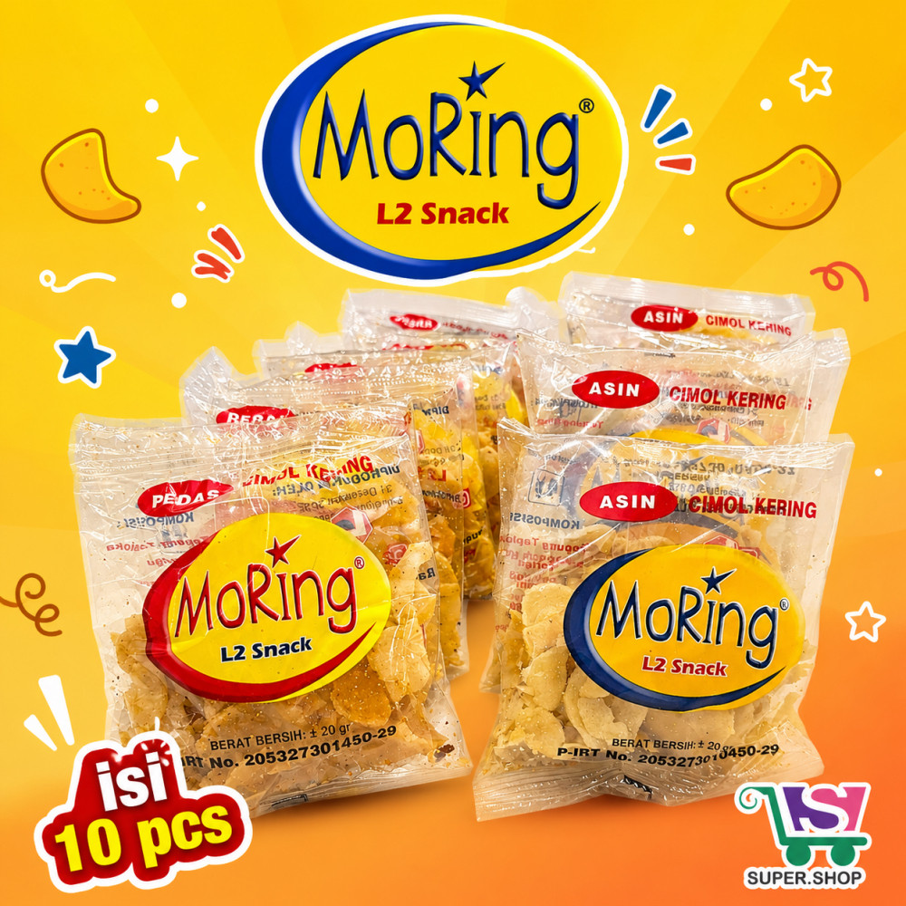  Moring Cimol Kering L2 Snack / Pedas Renceng (isi 10 pcs)