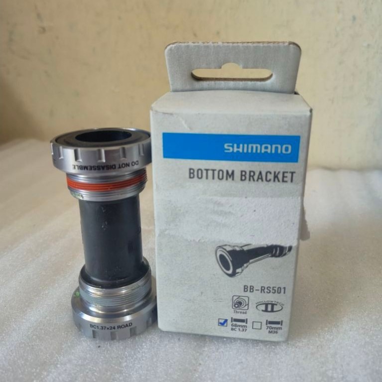 Bottom Bracket BB Shimano BB-RS501 Drat BSA untuk sepeda MTB Gravel Roadbike