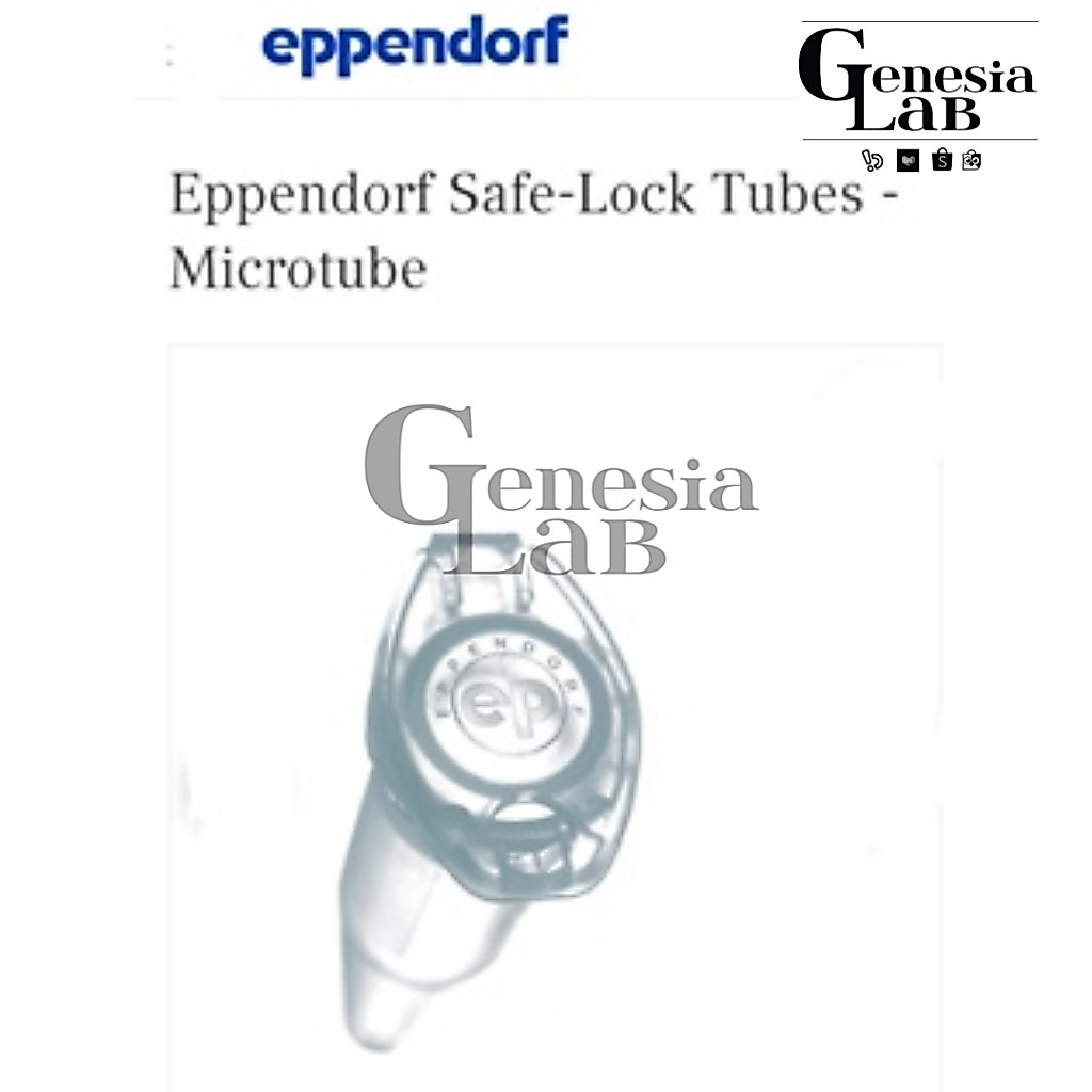 Eppendorf Tube 0,5 ml 1,5 ml 2 ml Safe-Lock Microtube Microcentrifuge