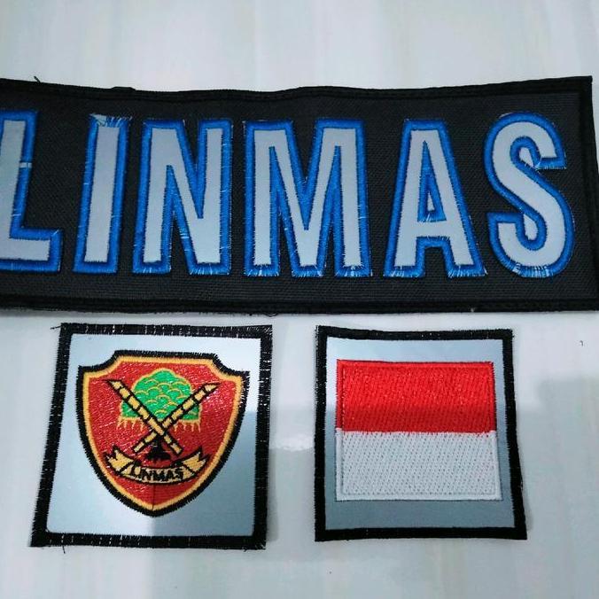 Logo Linmas Atribut Linmas Sudah Termasuk Perekat