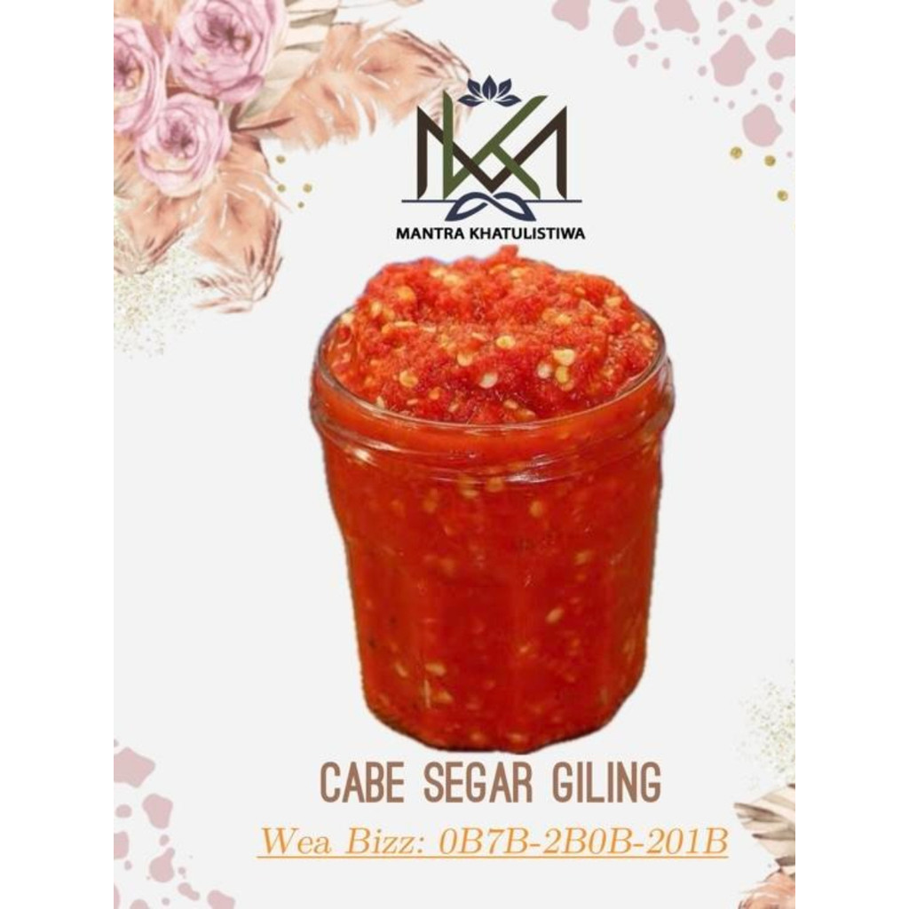 CABE GILING SEGAR CABE GILING HALUS CABAI GILING KASAR FRESH