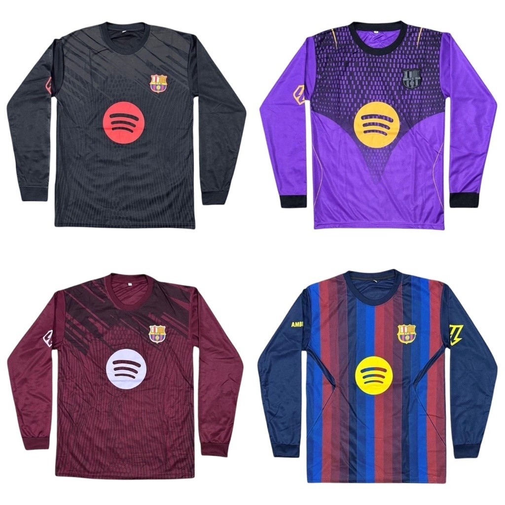 COD JERSEY BAJU BOLA FCB TERBARU 2026/2027 / KAOS BOLA LENGAN PANJANG DEWASA / JERSEY LS