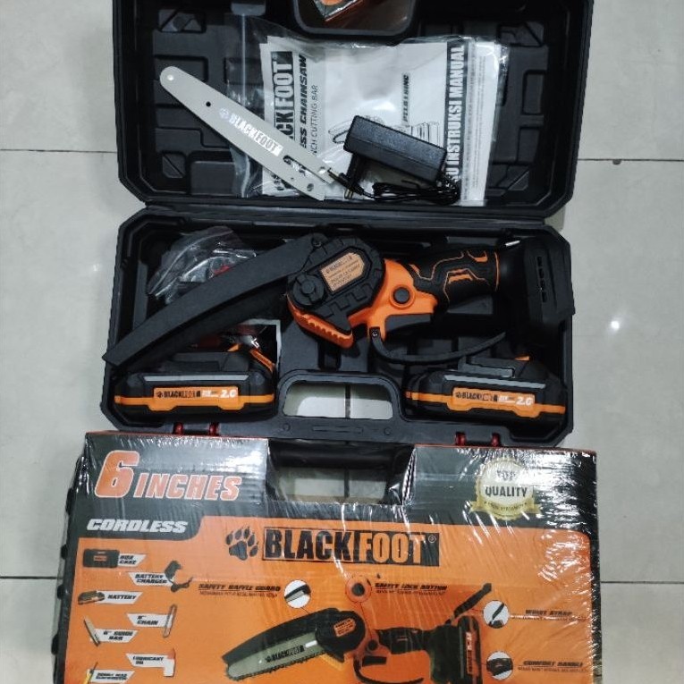 Blackfoot chainsaw cordless 6inch brushless new