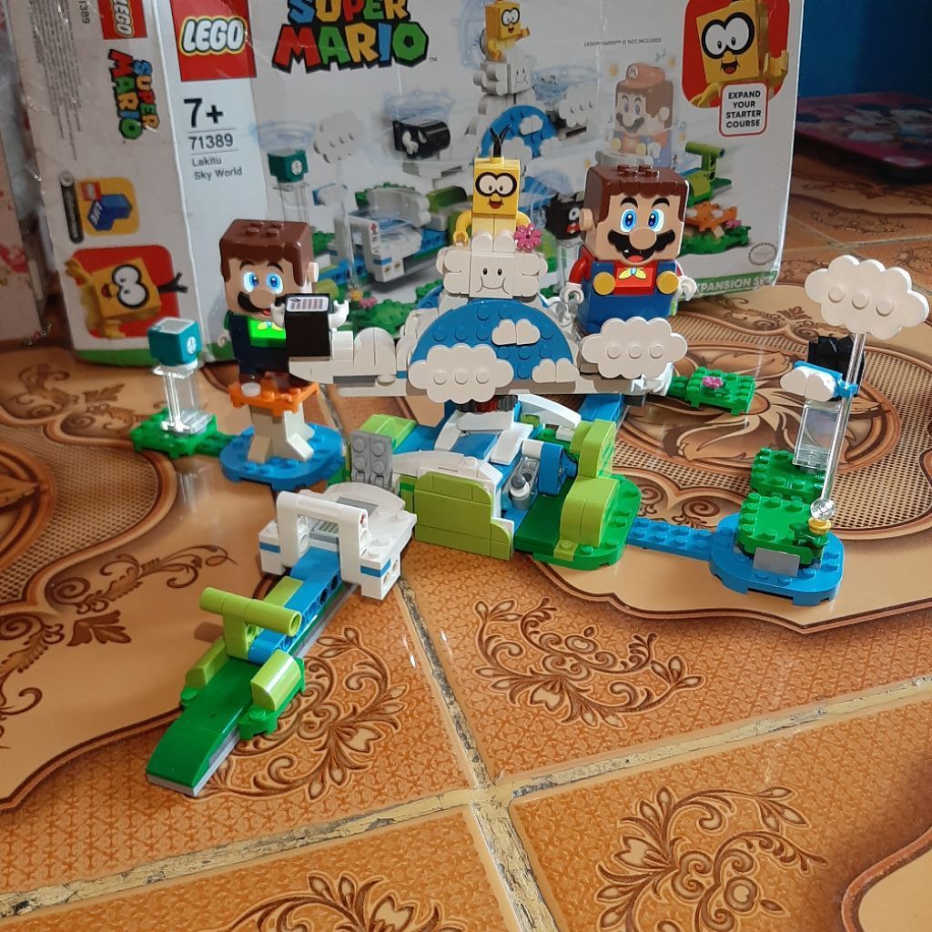 LEGO SUPER MARIO Lakitu Sky World , Figure LEGO Super Mario & LEGO Luigi Interactive