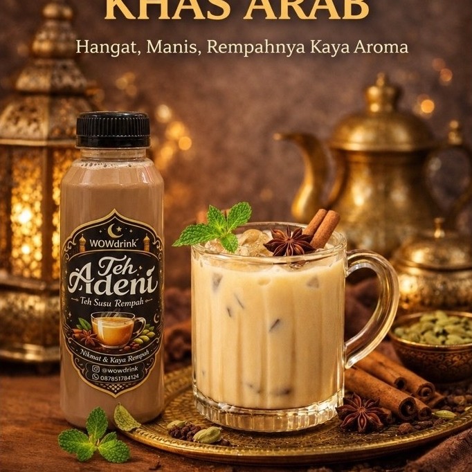 TEH SUSU REMPAH-TEH ADENI 250ml