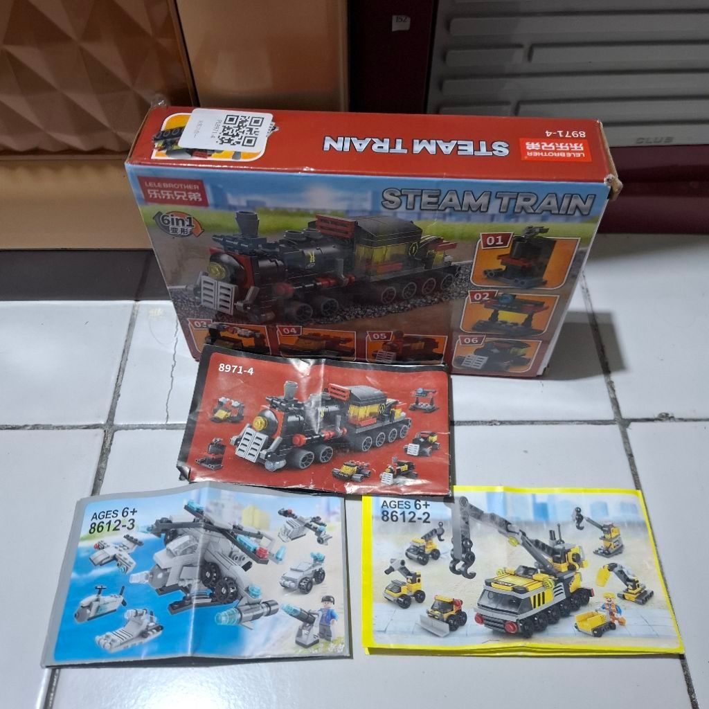 LEGO/BRICKS 6 IN 1 (ISI 3 SESUAI FOTO)