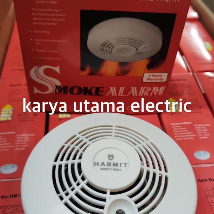 Pilihan - Smoke Alaram Independent Smoke Detector Battery Harmit Harmit Smoke Alaram Detector