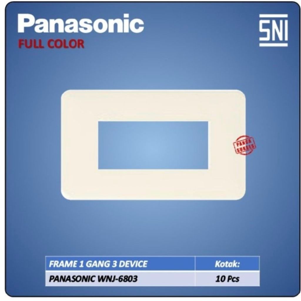 Panasonic Gang 3 -Devide/cangkang saklar panasonic isi 3