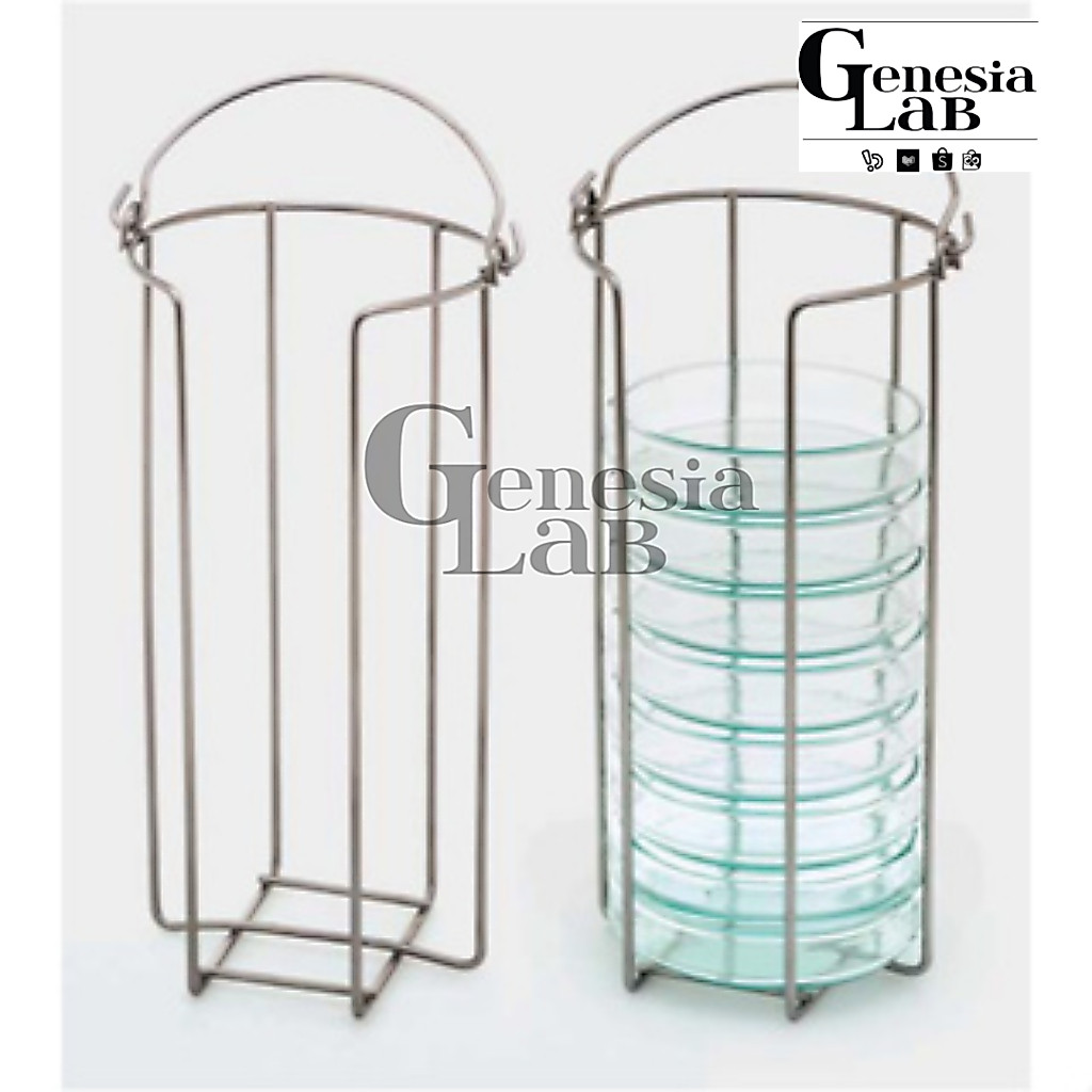 Petridish Holder Stainless Steel / Petridish Basket Isolab 081.20.001