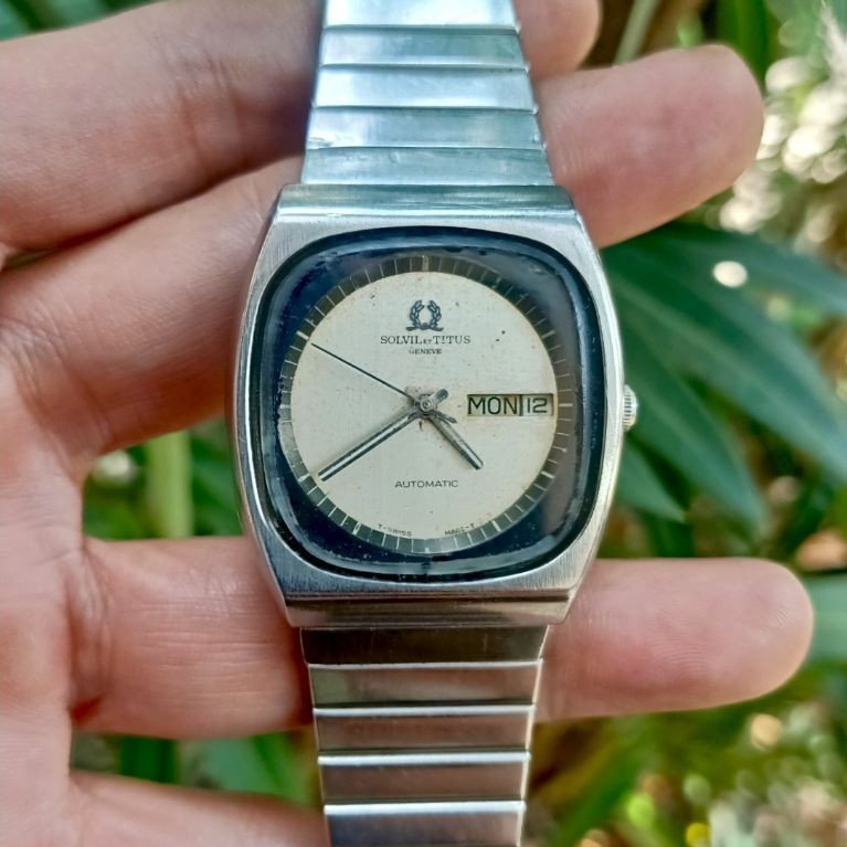 Jam Tangan Pria Solvil Et Titus Geneve Automatic Original