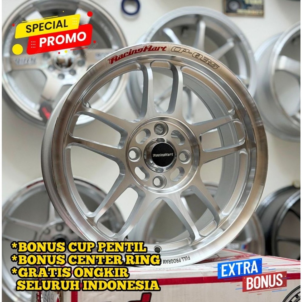 (Special promo) velg mobil Racing hart cp035 R15 (baru)
