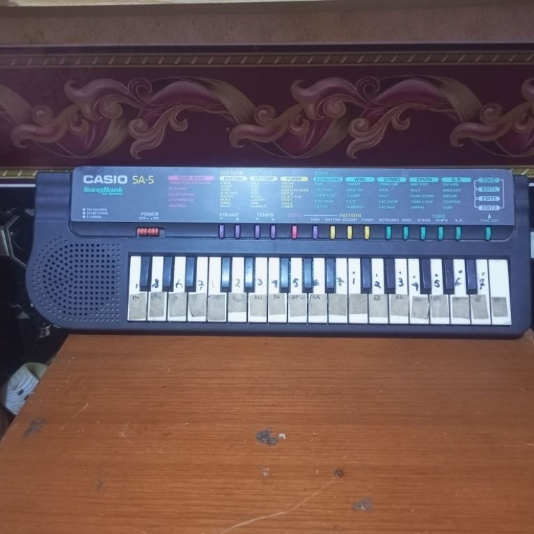 keyboard mini Casio SA-5 second