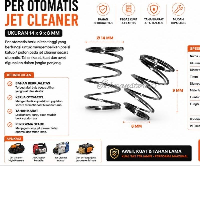 Per Jet Otomatis Jet Cleaner Per Pendorong Otomatis Per Pelor Jet Cleaner 14x9x8