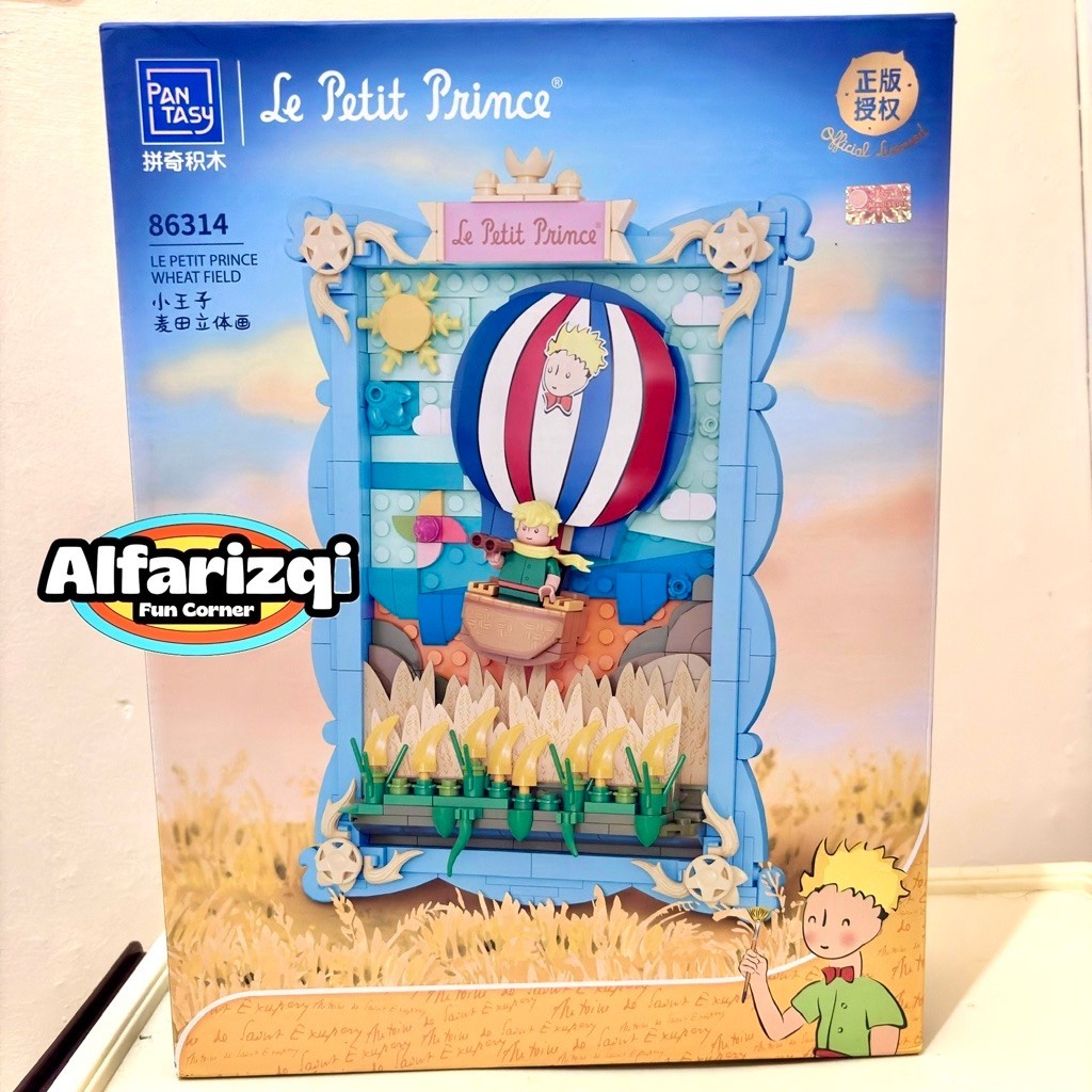 Lego Brick Fantasy Le Petit Prince Wheat Fields Series 86314 & Rose Building Block 86313