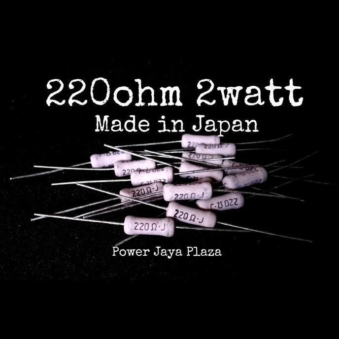 RESISTOR 220OHM 2WATT MERK KOA MADE IN JAPAN PJP79