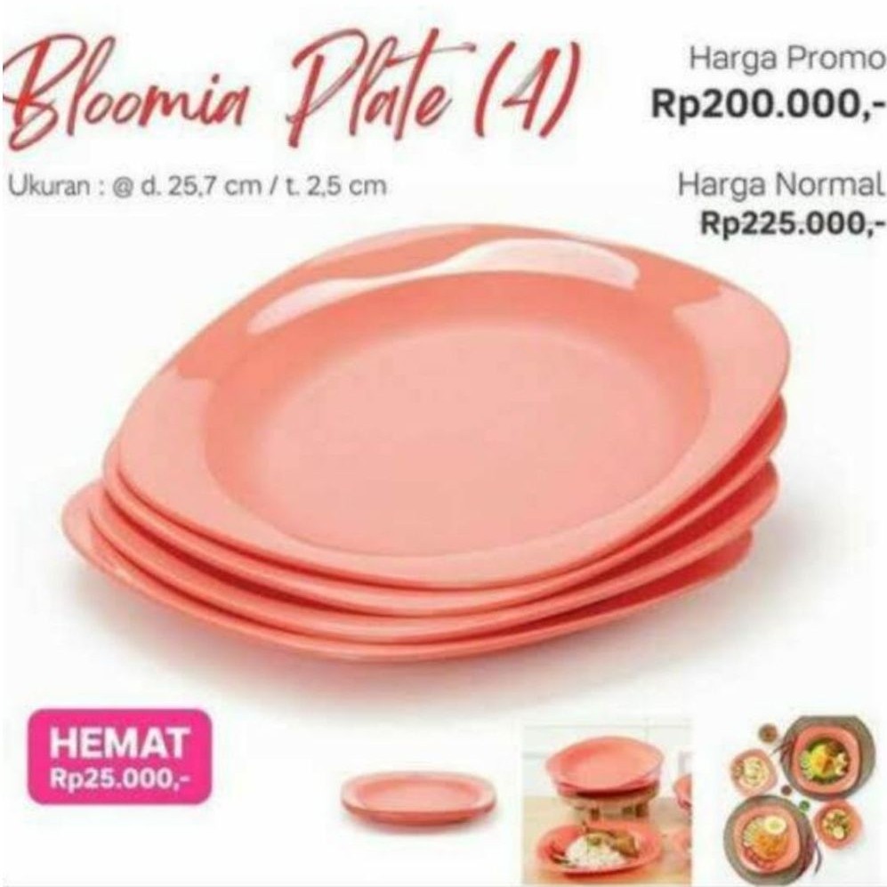 Bloomia plate tupperware
