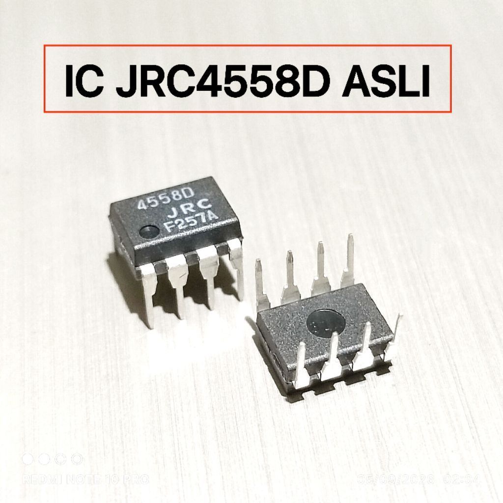 IC JRC4558D JRC4558 JRC4558 JRC 4558 DIP-8 ASLI