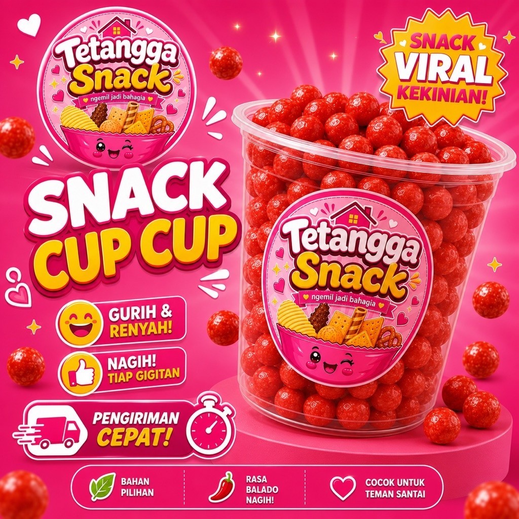 Cupcup Jadul / Snack Cup Cup / Cemilan Jadul Enak