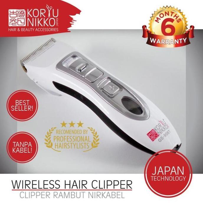 Koryu Nikko Promo Alat Cukur Rambut Original Clipper Gs 908T Wireless