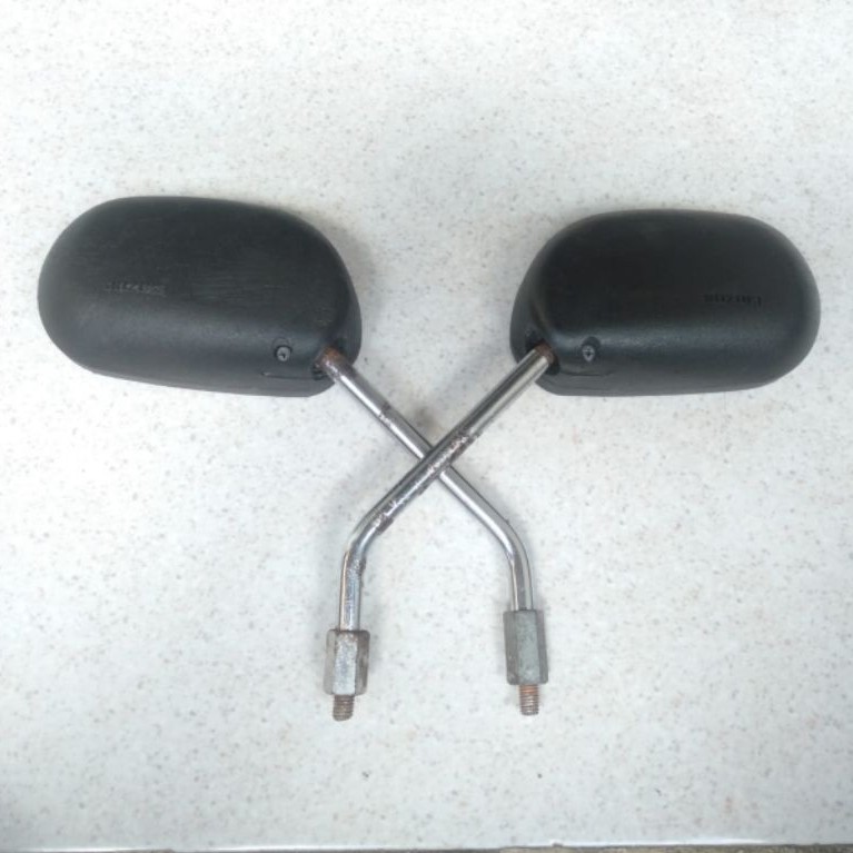 Spion Suzuki Drad 12 Tangkai Chrome Satria 2Tak Hiu LSCM Lumba RGR Jumbo Sprinter Shogun SP Tornado 