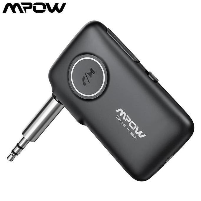 MPOW MPBH298 BLUETOOTH 5.0 CSR AUDIO RECEIVER 15HR 30M BLACK PROX