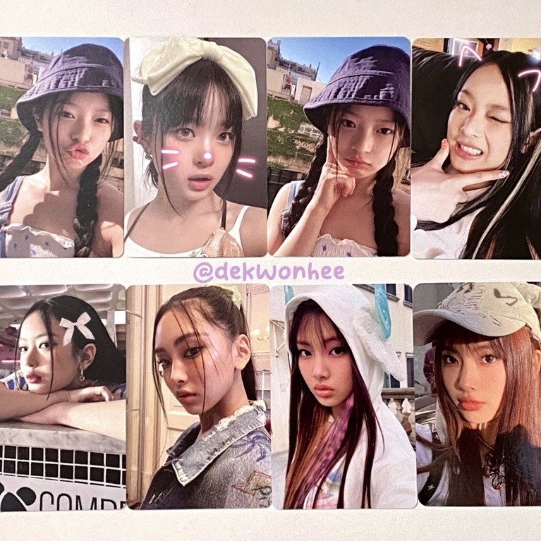 wts take all official photocard newjeans (pc hanni & hyein nj bucket noot tuspi pita hanpit)
