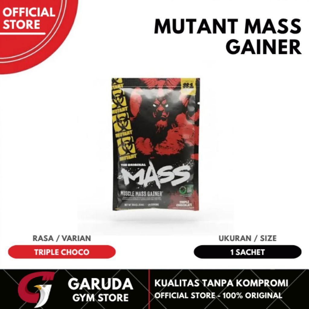 Mutant MASS GAINER Muscle Mass Gainer 1 Sachet 1 Serving Weight gainer
