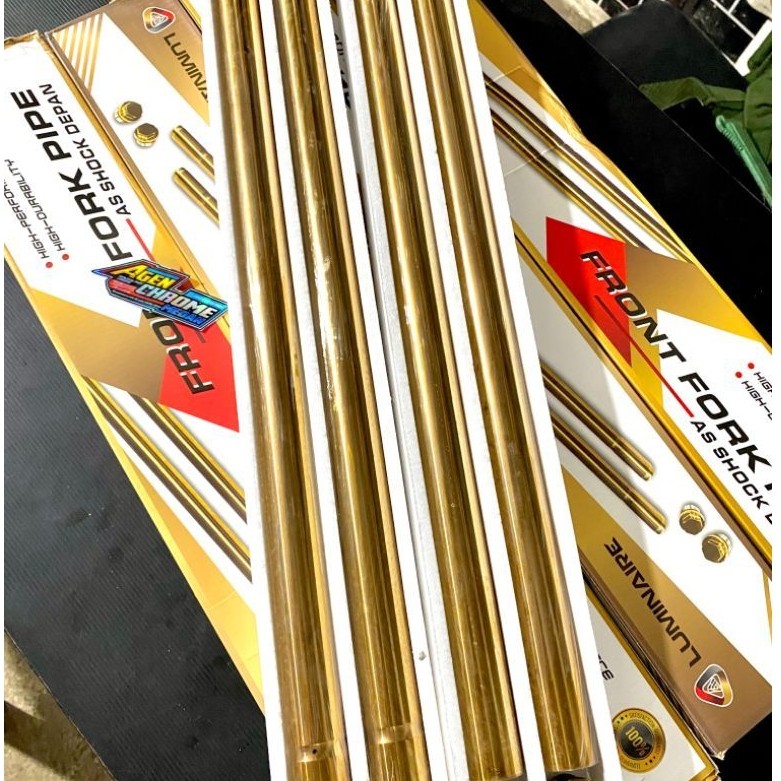 As Shock Depan Pipa As Shock Depan Gold Plus Tutup Baut Cb 150 / Verza 150 / Megapro New