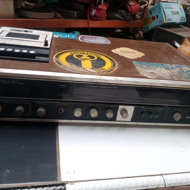 Recorder tape radio NATIONAL jadul