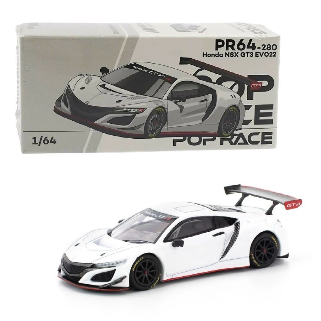 Pop Race Honda NSX GT3 EVO22 - White
