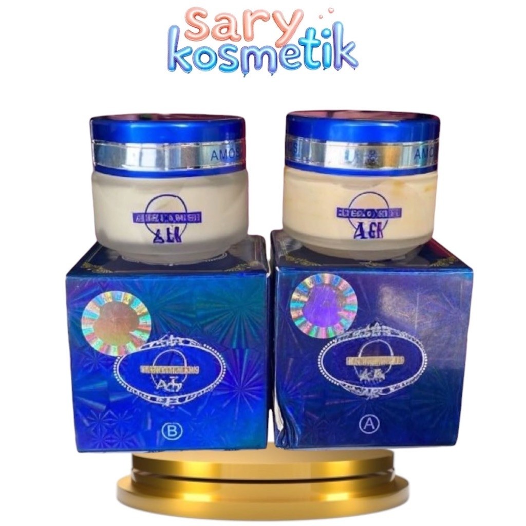 ue] A S cream pencerahan wajah siang dan malam brightening cream A dan B