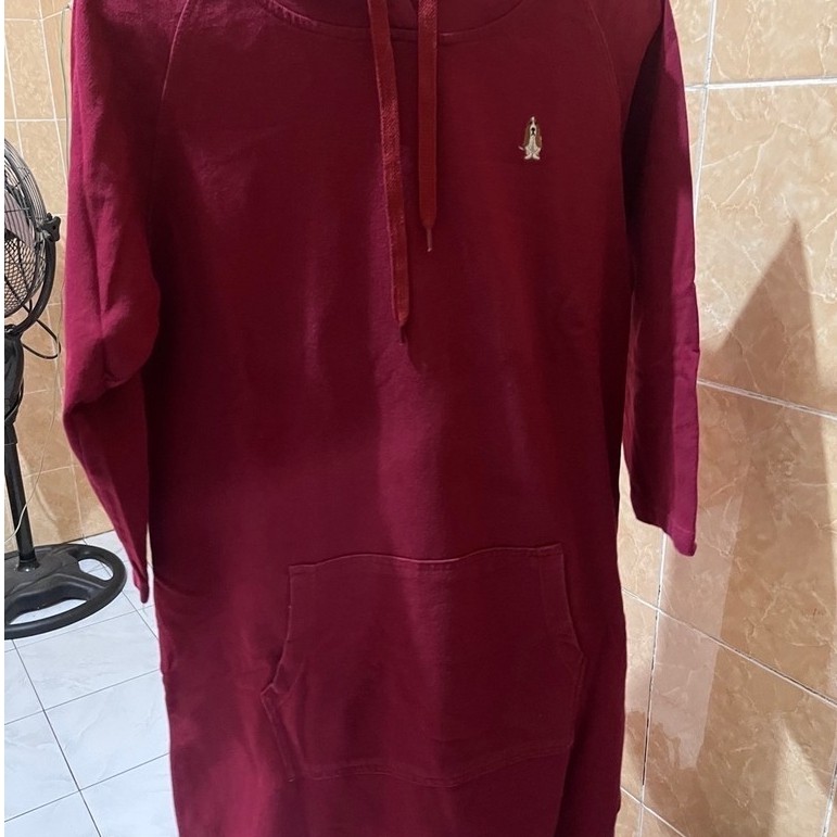 [Preloved] Hush Puppies - Dress Hoodie Maroon Size S