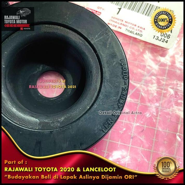 TERBARU KARET SUPPORT SHOCK DEPAN YARIS & VIOS SUSPENSI SHOCKBREAKER NEW ORIGINAL TOYOTA 48682-0D031