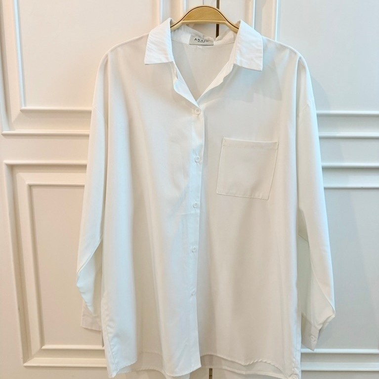Preloved ANAIN Kemeja Oversized Katun Putih