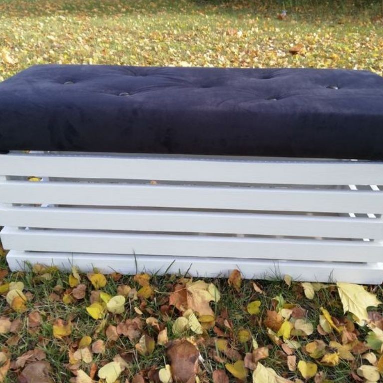 Bench Panjang 120x45x50 Sofa Mini Stool Puff Vintage