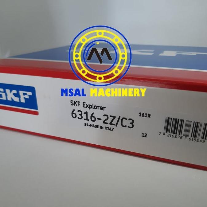 BEARING 6316 ZZ / 6316ZZ / 6316 2Z SKF C3 ITALY