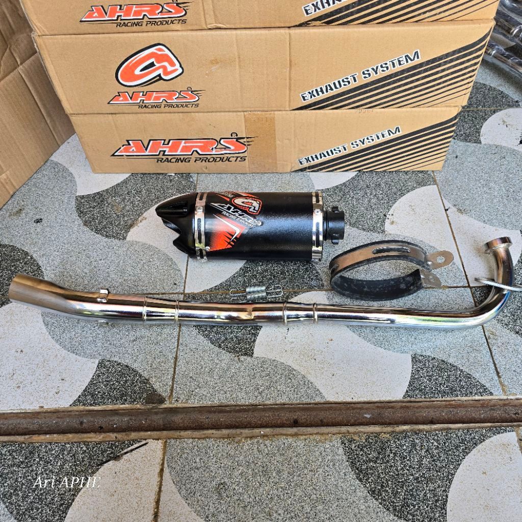 PROMO knalpot AHRS trioval chrome original JUPITER Z1 FI INJEKSI