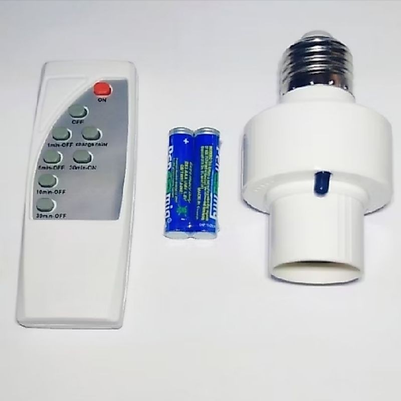 Fitting Lampu Remot Control  Saklar ON / OFF