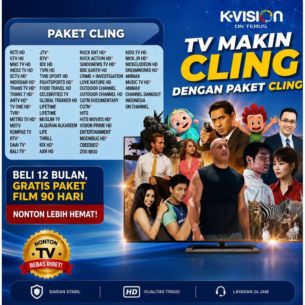 K Vision Paket Cling 6 bln