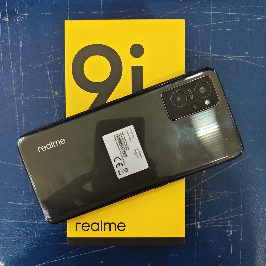Realme 9i ram 6/128 second fullset original resmi