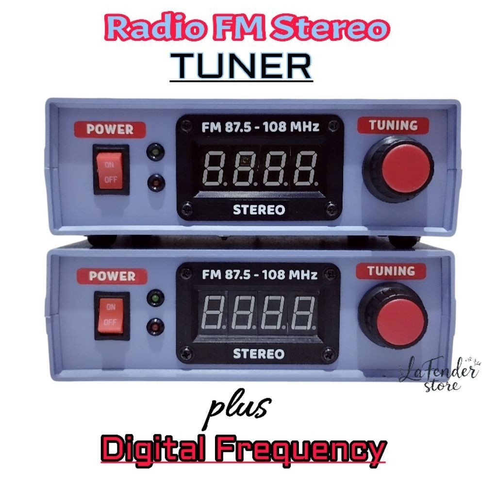 (SOLD)Tuner Radio FM Stereo DIY Sesuai Gambar.