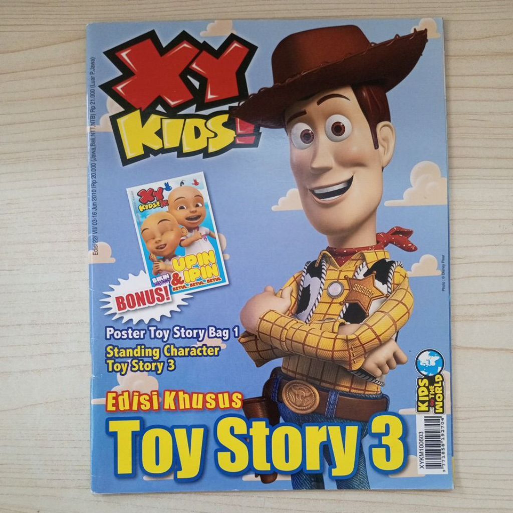 MAJALAH XY KIDS EDISI KHUSUS TOY STORY 3 EDISI 22 JUN 2010