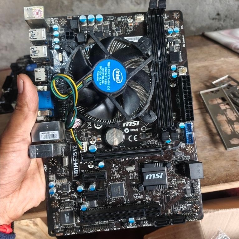 Mobo Msi h81m-E35v2 + procesor intel G3240