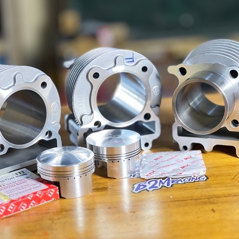 BLOK BORING BORE UP MIO LINER 70 mm ONLY SET PISTON 66 mm casting forged pen 15 RACING KARBURATOR SM
