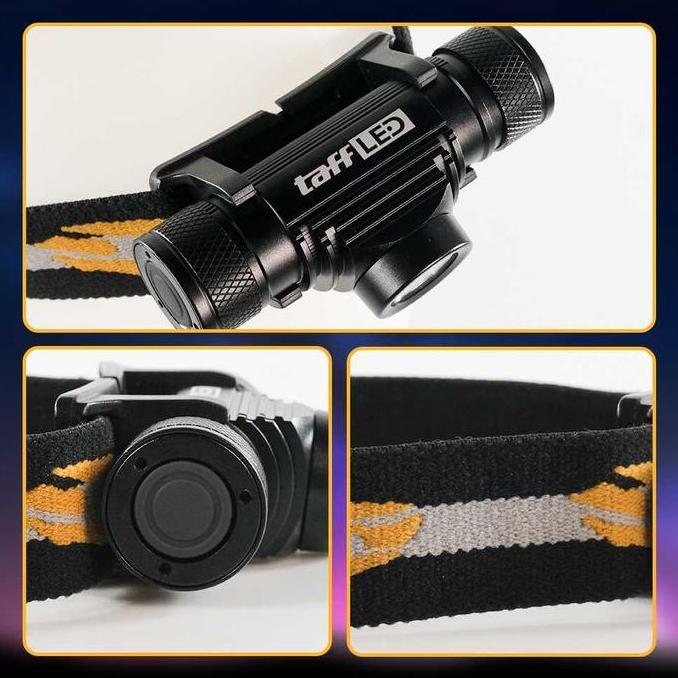 Taffled Senter Kepala Headlamp Headlight Led Xml-L2 800 Lumens - D10-Gcu2