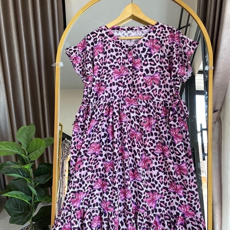 DRESS NAGITA DASTER RAYON JUMBO BUSUI GROSIR DASTER RAYON JEMBER