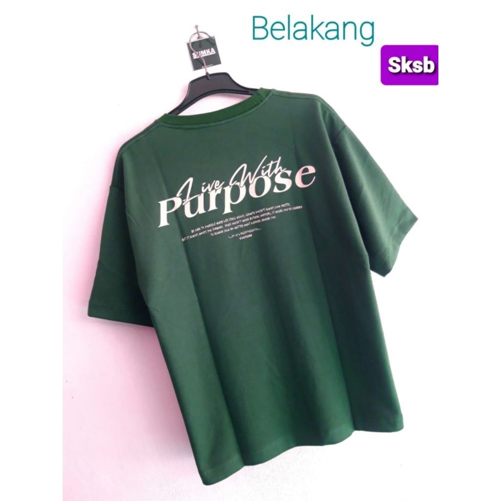 Kaos Oversize / Kaos katun Tebal adem dan lembut / Kaos pria distro