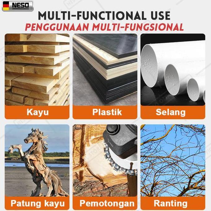 JERMAN NESO Top 4inch Wood Carving Disc Mata gergaji rantai  4" (COD) / Disc Chain Saw Angle Grinder